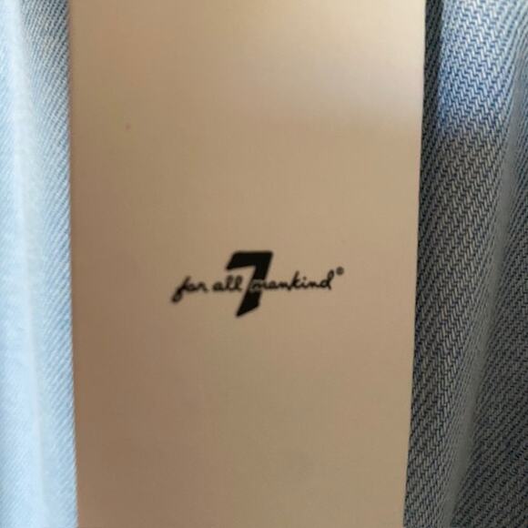 Seven 7 for All Mankind Pull-On Side Stripe Pants Pockets Baggy Women Large NWT - Picture 8 of 14